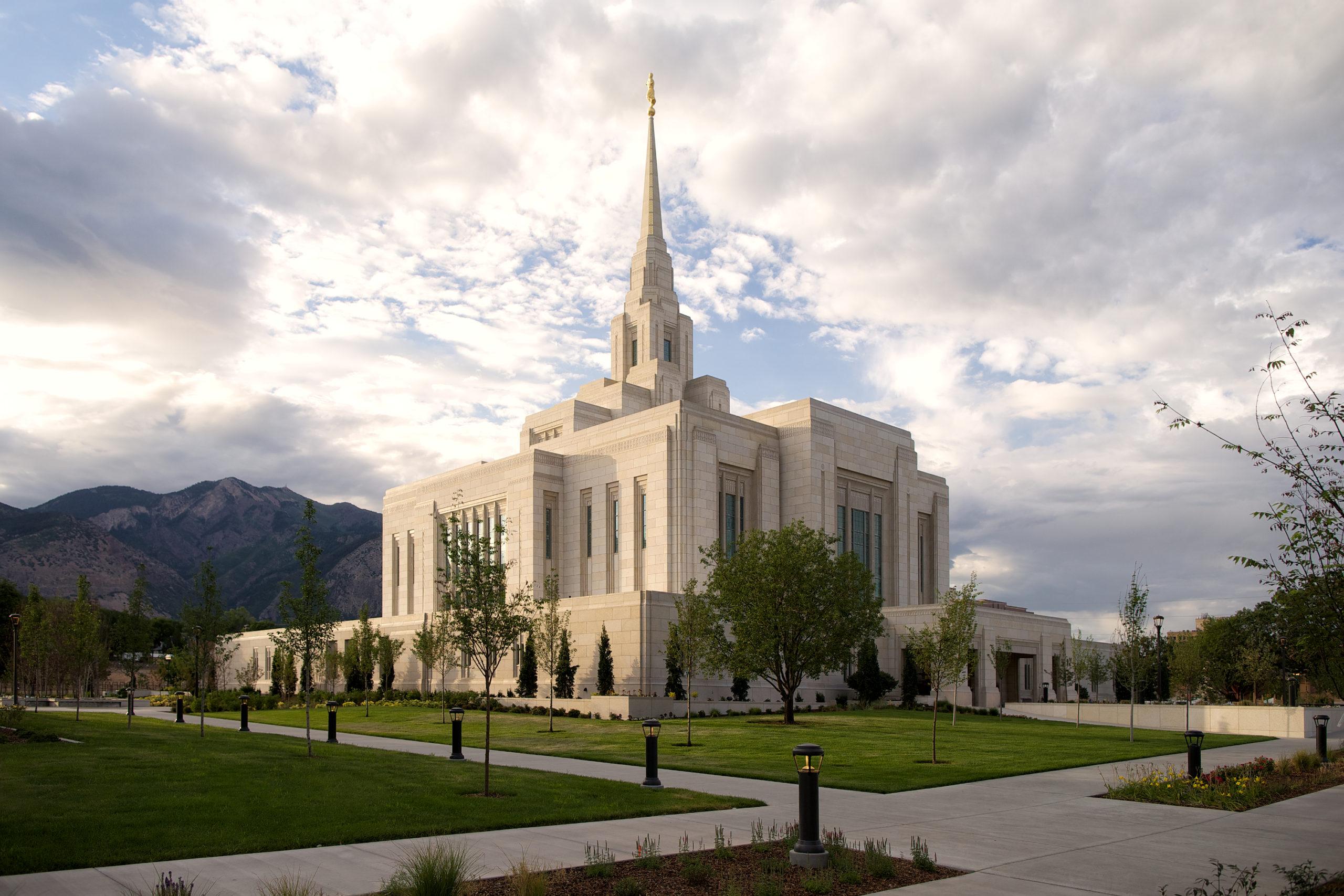 LDS temple in Ogden